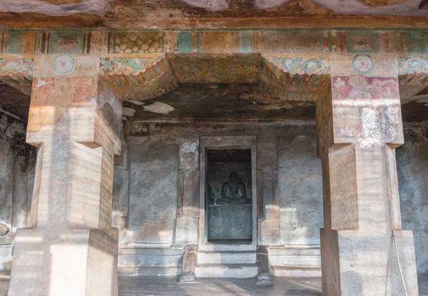 Inner sanctum of Chithannavasal Cave Temple.