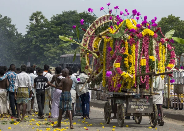 Funeral procession in Gingee, Tamil Nadu.