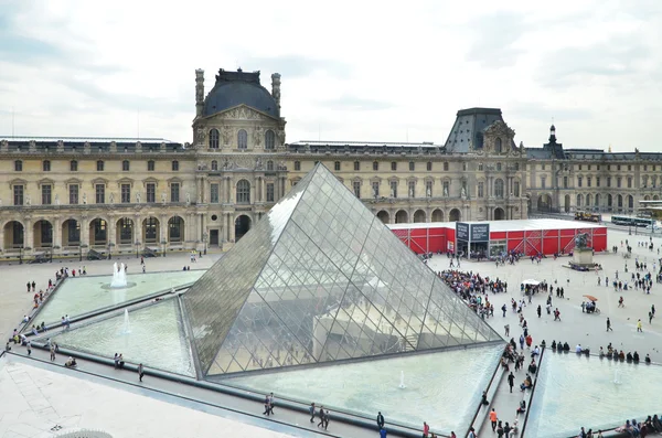 Paris, France - May 13, 2015: Tourist visit Louvre museum in Paris