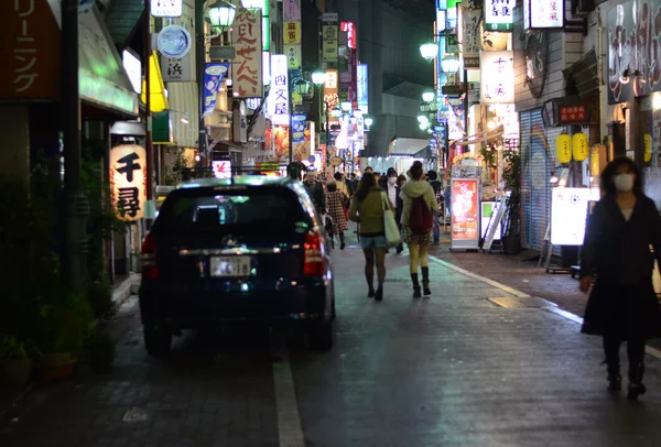 Tokyo, Japan - November 25, 2013: People visit commercial street in the Kichijoji district