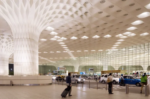 Mumbai, India - January 5, 2015: Tourist visit Chhatrapati Shivaji International Airport.