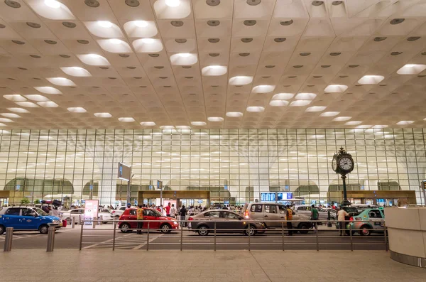 Mumbai, India - January 5, 2015: Tourist visit Chhatrapati Shivaji International Airport.