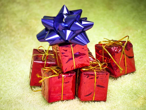 Gift packages for a party such as Christmas or birthday