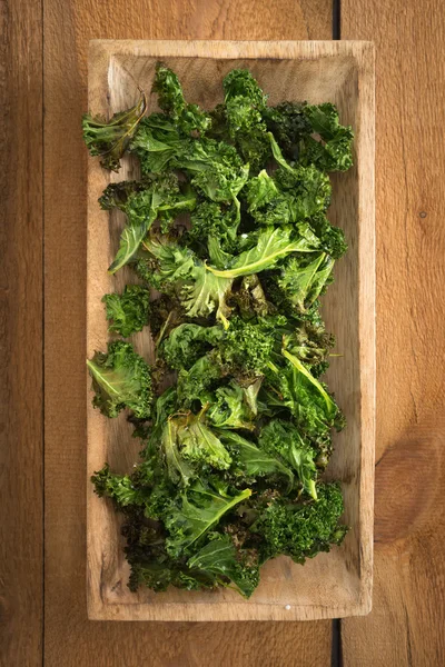 Kale chips with sea salt