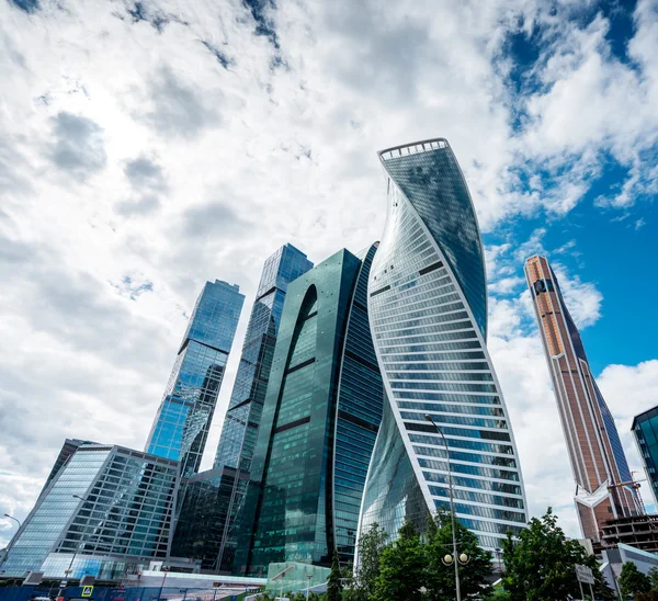 Skyscrapers of Moscow city business center