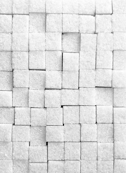 Sugar cubes background, black and whit