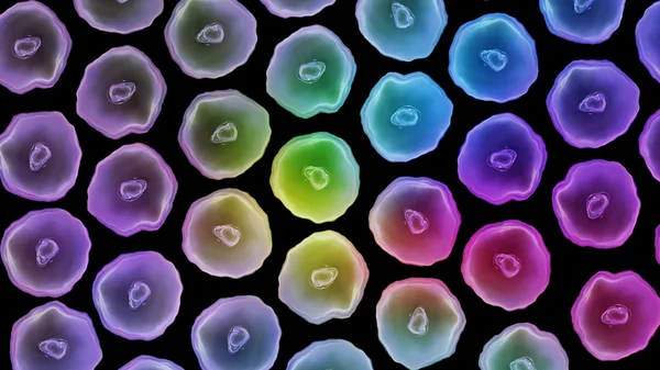 Color cells arrange bad virus cell