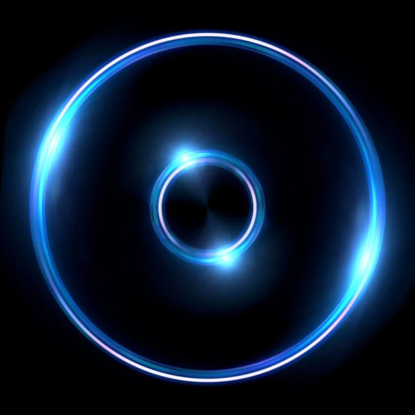 Lens ring flares double circle