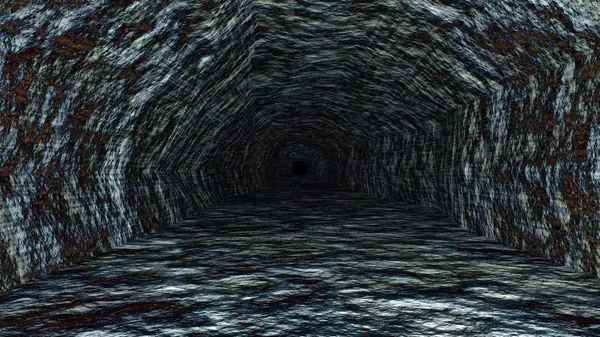 Tunnel dark rock