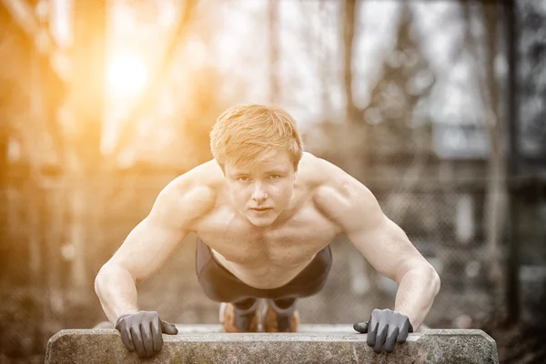 Athletic man - Street workout