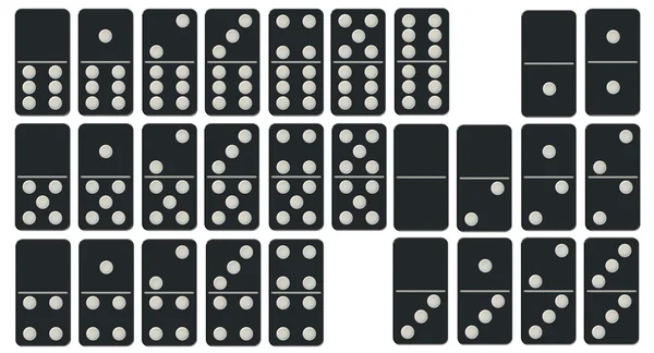 Dominoes Set isolated