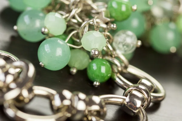 Pretty translucent green beads