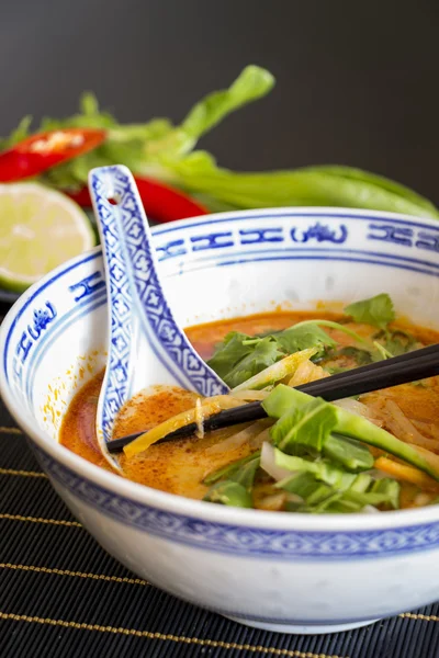 Appetizing Asian Food in   Bowl