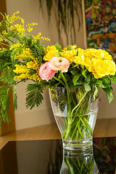 Colorful bouquet of beautiful flowers