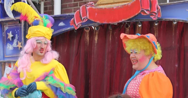 Two drag queens at the victorian festival