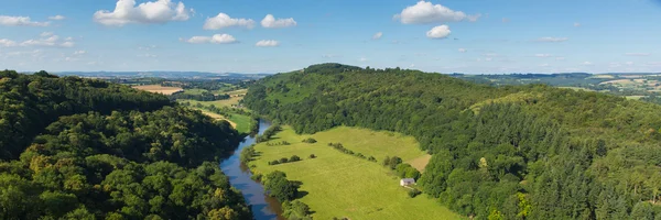 Beautiful English countryside the Wye Valley and River Wye England UK