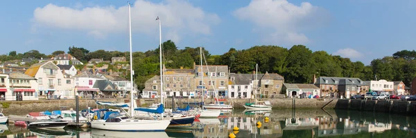 UK harbour Padstow harbour North Cornwall England UK beautiful late summer sun and calm fine weather