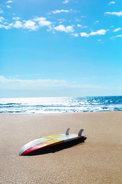 Summer Water Sports. Surfing. Surf Board, Surfboard On Sand. Equipment