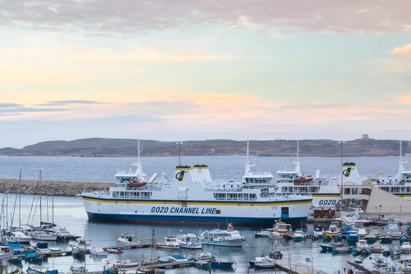 Gozo ferry at Mgarr harbour, Malta