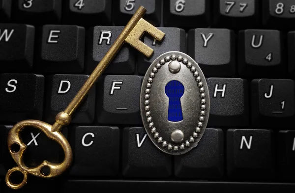 Data encryption key lock