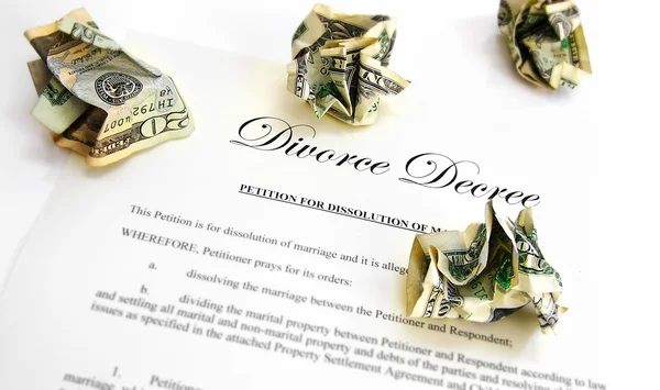 Divorce Decree cash