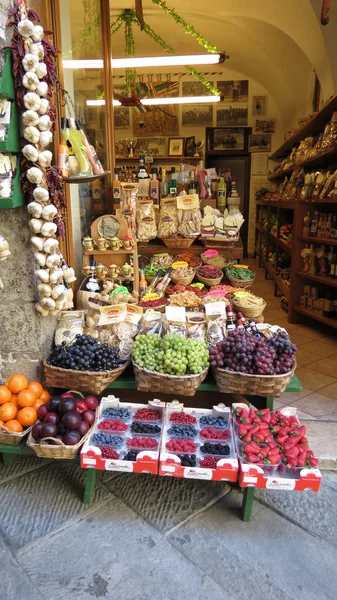 Fruit shop counter
