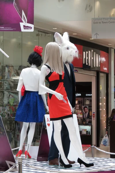 Alice in Wonderland mannequins