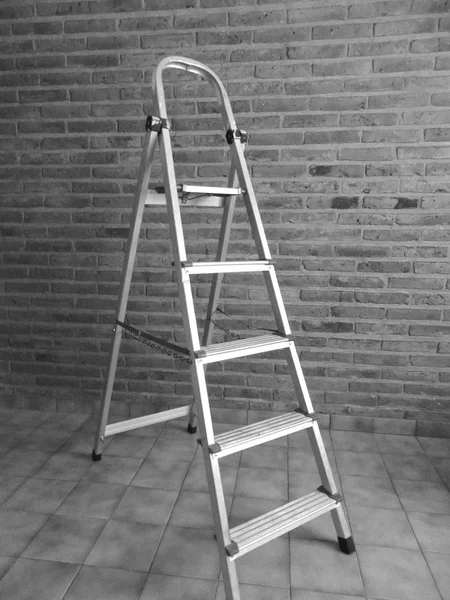 Metallic step ladder