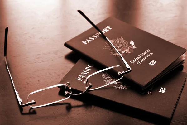 American Passports and Glasses