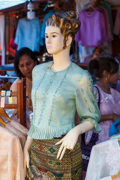 Thailand clothing sold in the market.
