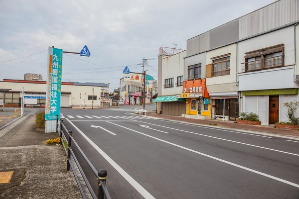 Tamana, Japan - March 23, 2016: tamana Road railway station in J