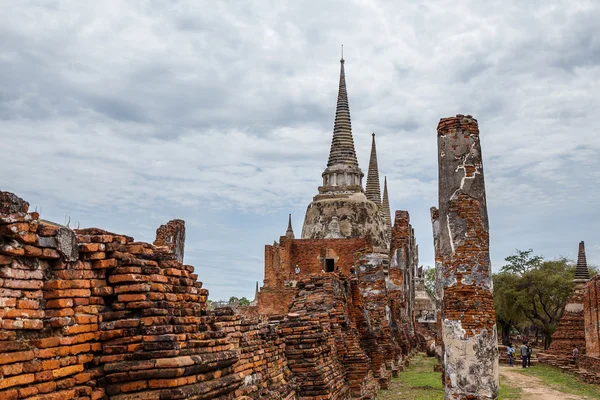 Wat Sri Sanphet landmark cultural organization UNESCO, Ayutthaya, Thailand.