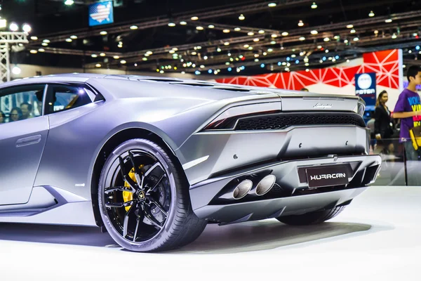 Bangkok, Thailand - April 4, 2015: Lamborghini bikini car shows