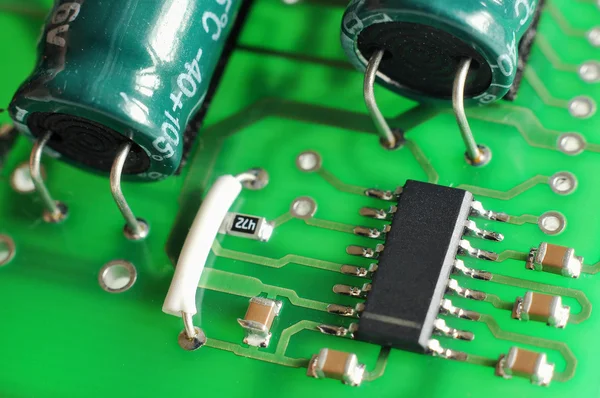 Printed circuit board with radio components