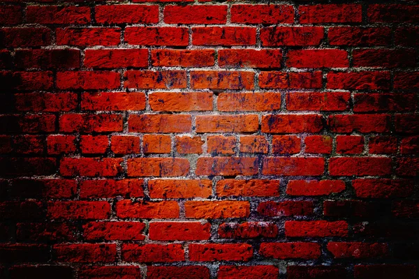 Dark Red Brick Wall Textured Background