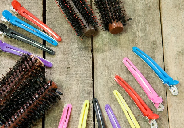 Hair brush comb and Hairpins