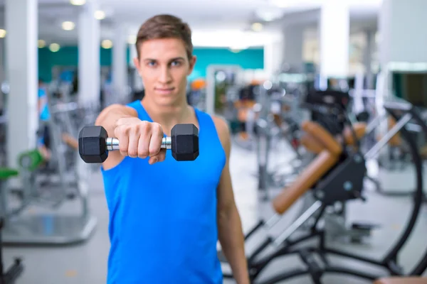 Fitness boy in sport club