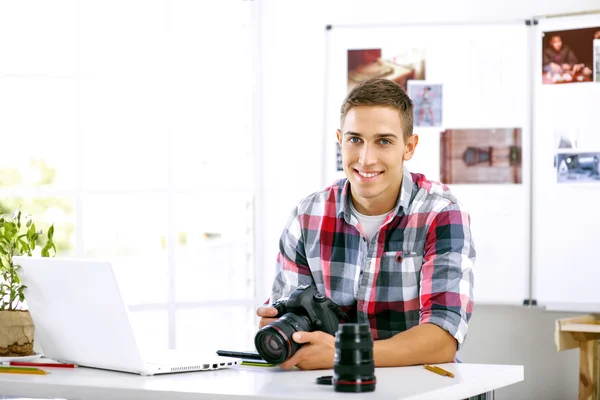 Concept for professional photographer in office