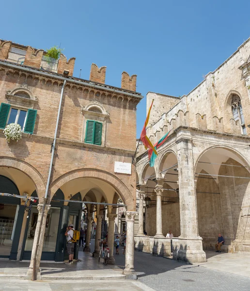 People\'s square in Ascoli - IT