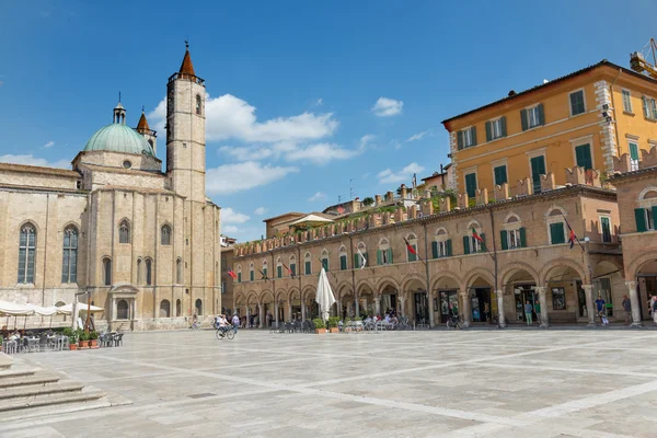 People\'s square in Ascoli - IT