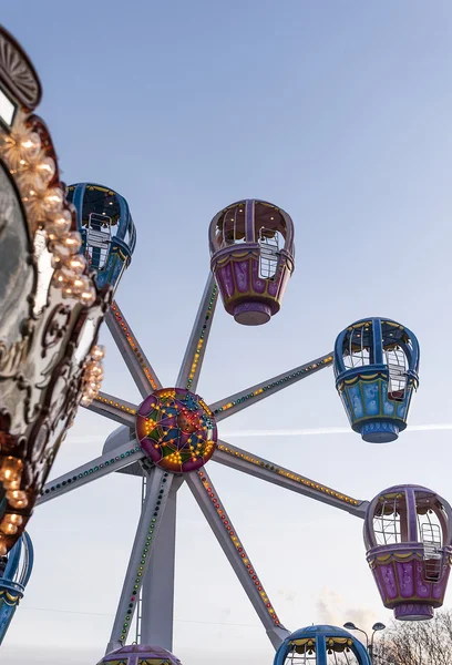 Carousel wheel carnival ferris park