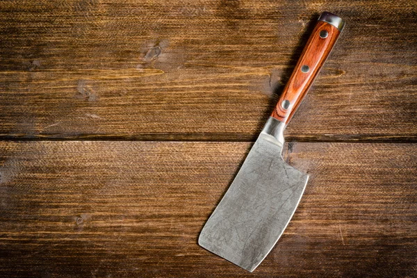 Stainless Steel Cheese Cleaver with Wood Handle