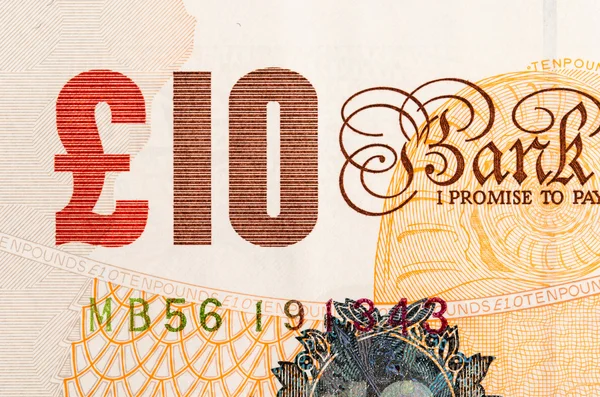 Pound currency background - 10 Pounds
