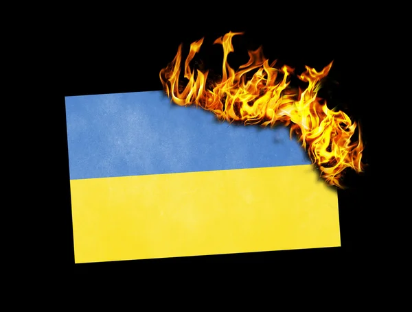 Flag burning - Ukraine