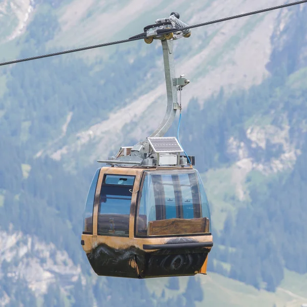 Ski lift cable booth or car