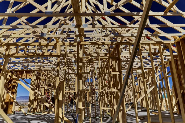 New House Wooden Framework