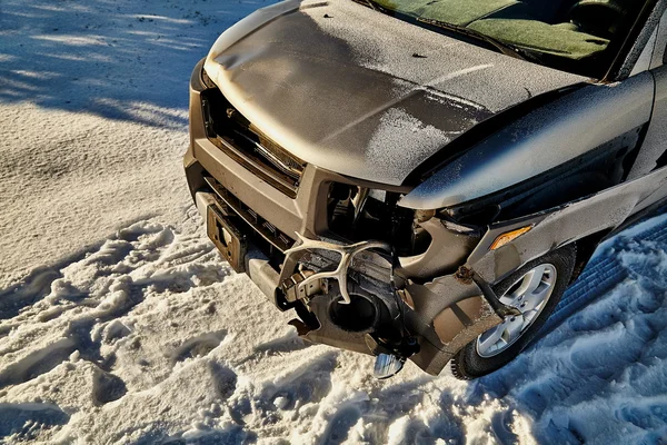 Car crash with deer