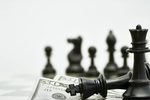 Chess Pieces with Money