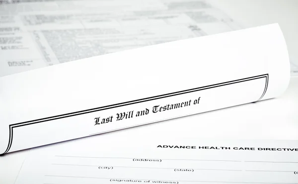 Last Will and Health Care Directive with Pen