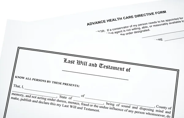 Last Will Medical Directive Inheritance Tax Form